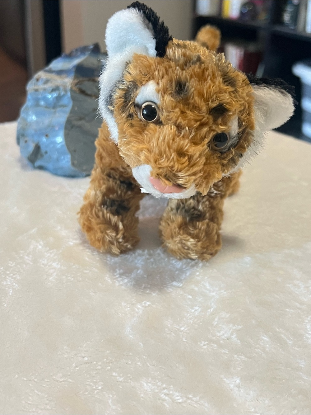 Vintage Plush Tiger Toy by SOS(Save Our Space)